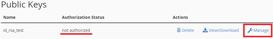 cpanel-manage-public-keys