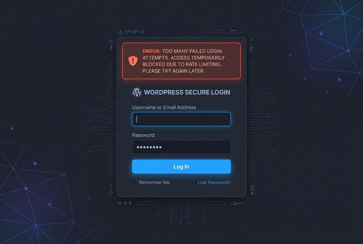 Wordpress secure hardened login form