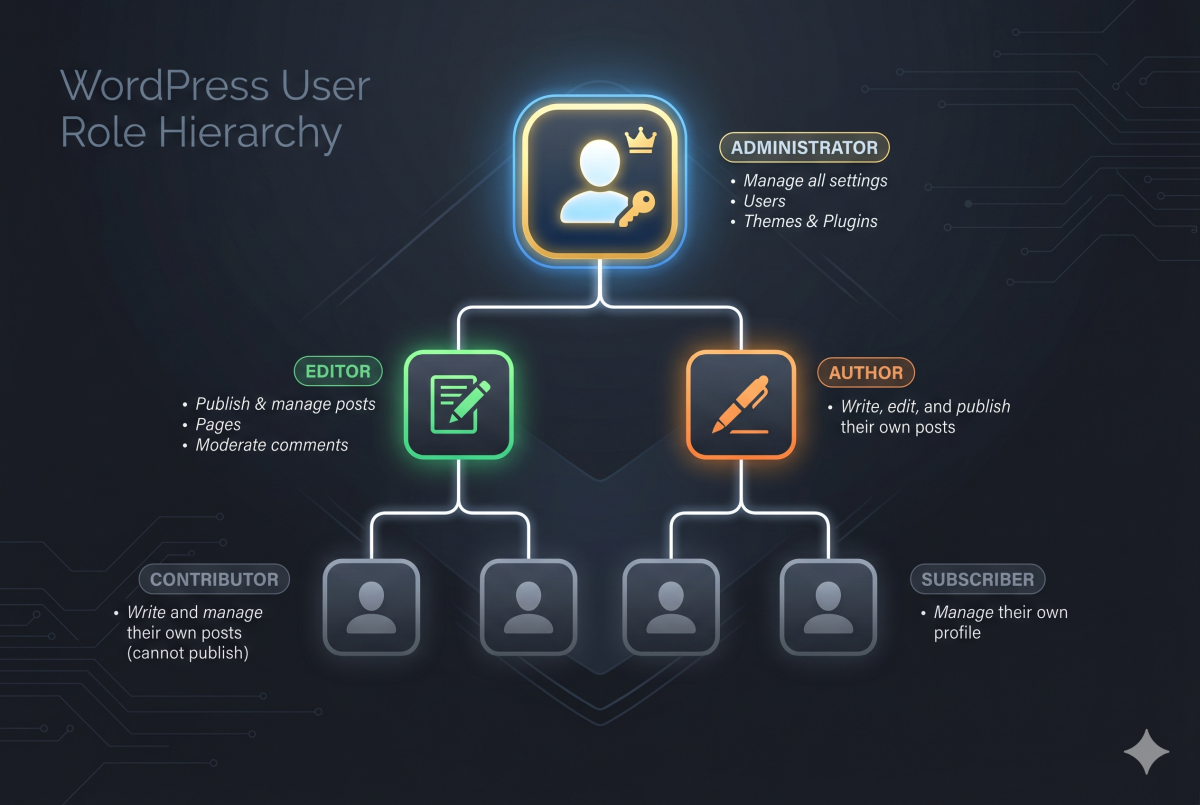 WordPress User Role Hierarchy